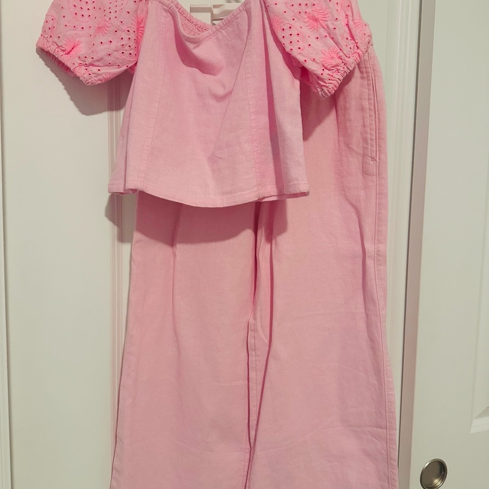 Old Navy Girls Kids Pink Matching Set